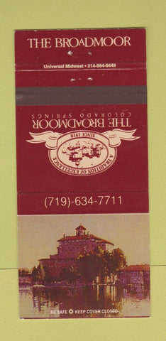 Matchbook Cover - The Broodmoor Colorado Springs 30 Strike