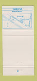 Matchbook Cover - Streetscapes Night Club Forum Arlington Heights IL 30 Strike