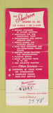 Matchbook Cover - Sidney Kowit Kosher Catering Shelron 30 Strike