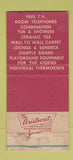 Matchbook Cover - Vagabond Motel between Waterloo Cedar Falls IA WEAR 30 Strike