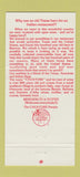 Matchbook Cover - Cavatore Italian Restaurant Houston TX 30 Strike