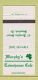 Matchbook Cover - Murphy's Townhouse Cafe Stamford CT 30 Strike