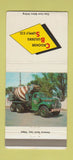 Matchbook Cover - Crooker Building Supply Concrete Clearwater FL 30 Strike