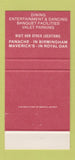 Matchbook Cover - Rikki's American Grille Southfield mI 30 Strike