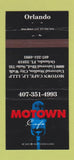 Matchbook Cover - Motown Cafe Orlando FL 30 Strike