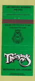Matchbook Cover - Thursday's Restaurant Montreal QC 30 Strike