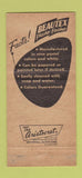 Matchbook Cover - Beautex Plaster Finishes Lebanon PA 30 Strike