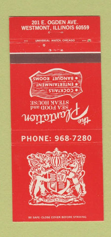 Matchbook Cover - Plantation Steak Westmont IL 30 Strike