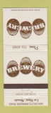 Matchbook Cover - Brewery Las Vegas NV 30 Strike