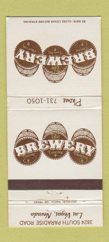 Matchbook Cover - Brewery Las Vegas NV 30 Strike