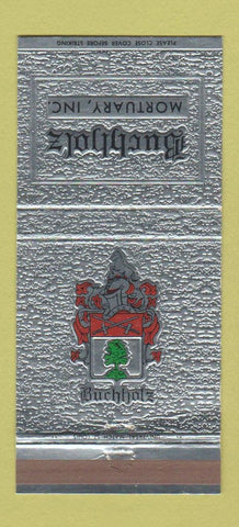 Matchbook Cover - Buchholz Mortuary St Louis MO 30 Strike