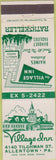 Matchbook Cover - Village Inn Allentown PA