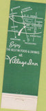 Matchbook Cover - Village Inn Allentown PA
