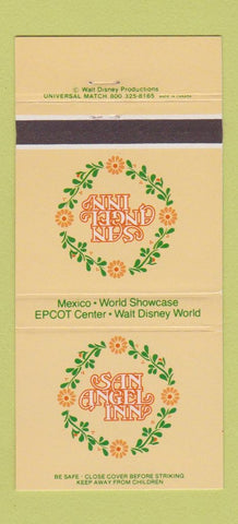 Matchbook Cover - San Angel Inn Mexican Walt Disney World 30 Strike