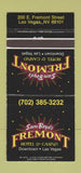 Matchbook Cover - Sam Boyds Fremont Hotel Casino Las Vegas NV 30 Strike