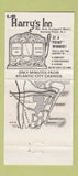 Matchbook Cover - Harry's Inn Restaurant Somers Point NJ 30 Strike