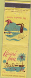 Matchbook Cover - Kauai Inn Kauai HI golf