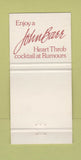Matchbook Cover - Rumours Regents Park London? 30 Strike