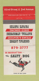 Matchbook Cover - The Salty Dog New York City 30 Strike