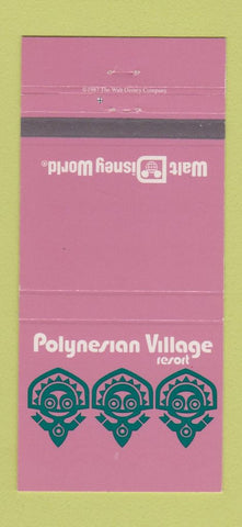 Matchbook Cover - Walt Disney World Polynesian Village 30 Strike