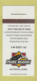 Matchbook Cover - Prairie Meadows Altoona IA 30 Strike