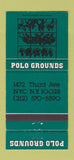 Matchbook Cover - Polo Grounds New York City 30 Strike