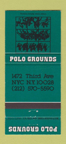 Matchbook Cover - Polo Grounds New York City 30 Strike