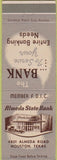 Matchbook Cover - Almeda State Bank Houston TX