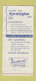 Matchbook Cover - Normington's Laundry Sheep WEAR 30 Strike