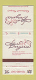 Matchbook Cover - Las Bergerie Old Town Alexandria VA 30 Strike
