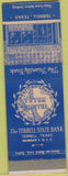 Matchbook Cover - Terrell State Bank Terrell TX