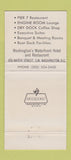 Matchbook Cover - Pier 7 Channel Inn Hotel Washington DC WEAR 30 Strike