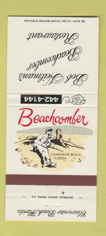 Matchbook Cover - Beachcomber Clearwater Beach FL 30 Strike