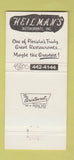 Matchbook Cover - Beachcomber Clearwater Beach FL 30 Strike