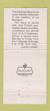 Matchbook Cover - Cafe Des Sports New York City 30 Strike