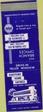 Matchbook Cover - Hartford Home Savings CT