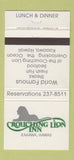 Matchbook Cover - Crouching Lion Inn Kaawa Hawaii 30 Strike