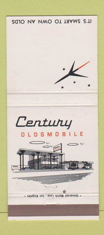 Matchbook Cover - Century Oldsmobile Tom Ainsworth Van Nuys CA 30 Strike