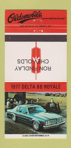 Matchbook Cover - 1977 Oldsmobile Delta 88 30 Strike