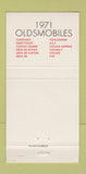 Matchbook Cover - 1971 Oldsmobile Woodbury NJ 30 Strike