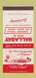 Matchbook Cover - Halladay Oldsmobile Cadillac Datsun GMC Cheyenne WY 30 Strike