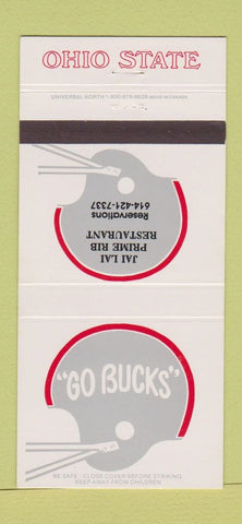 Matchbook Cover - Ohio State Buckeyes Football  Jai Lai Prime Rib 30 Strike