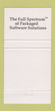 Matchbook Cover - MCBA Mini Computer Montrose CA 30 Strike