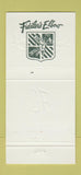 Matchbook Cover - Fiddler's Elbow Bedminster NJ 30 Strike