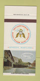 Matchbook Cover - National Naval Medical Center Bethesda MD SAMPLE 30 Strike