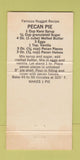 Matchbook Cover - John Ascuaga's Nugget Casino Reno NV 30 Strike