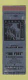 Matchbook Cover - The Fort Kenmore NY WEAR SAMPLE