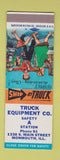 Matchbook Cover - Truck Equipment Safety Station Monmouth IL low phone # SAMPLE