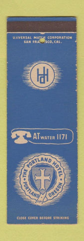 Matchbook Cover - Portland Hotel OR SAMPLE
