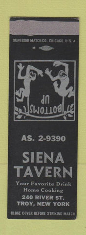 Matchbook Cover - Siena Tavern Troy NY SAMPLE